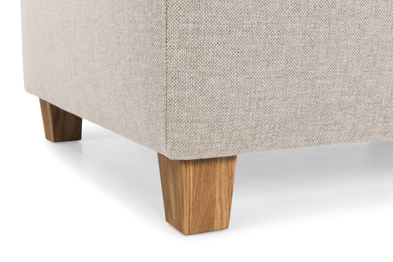 Fotskammel med Oppbevaring Nevada 80x65 - Beige - Møbler - Stoler - Krakk - Fotskammel