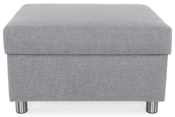 Fotskammel med Oppbevaring Nevada 80x65 - Lysgrå - Møbler - Stoler - Krakk - Fotskammel