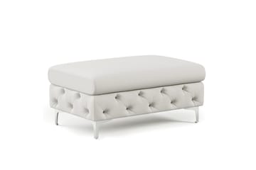 Fotskammel Thersa 67 cm Rektangulær - Beige - Møbler - Stoler - Krakk - Fotskammel