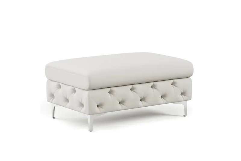 Fotskammel Thersa 67 cm Rektangulær, Beige