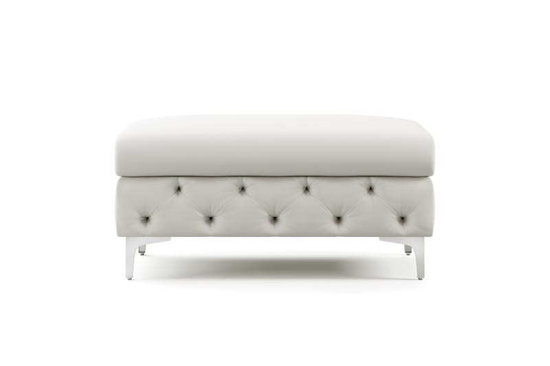 Fotskammel Thersa 67 cm Rektangulær - Beige - Møbler - Stoler - Krakk - Fotskammel