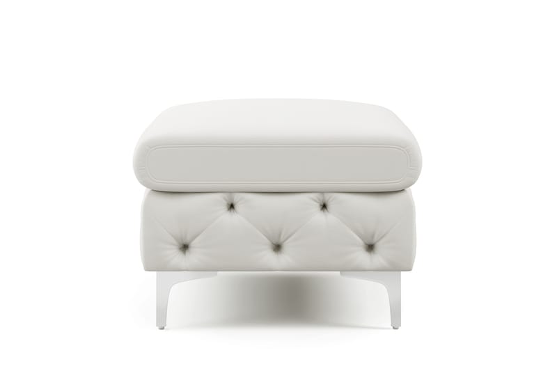 Fotskammel Thersa 67 cm Rektangulær - Beige - Møbler - Stoler - Krakk - Fotskammel