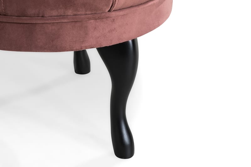 Fotskammel Thunia 50 cm Fløyel - Møbler - Stoler - Krakk - Fotskammel