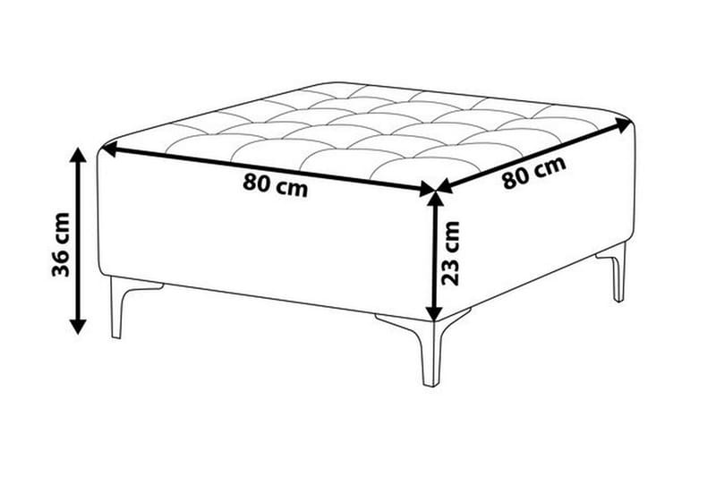 Fotskammel Westerleigh - Grå - Fotskammel