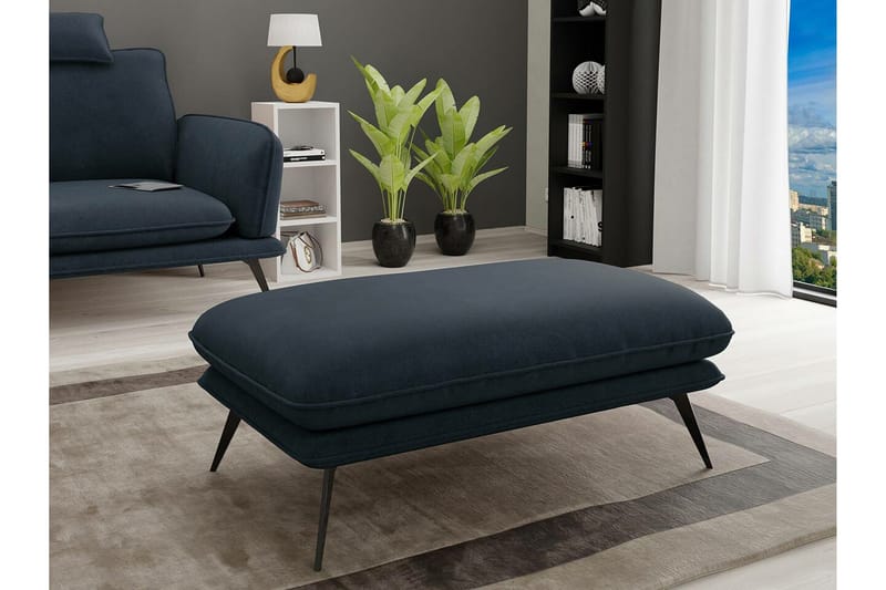 Graystone Fotpall 65 cm Black - Møbler - Stoler - Krakk - Fotskammel