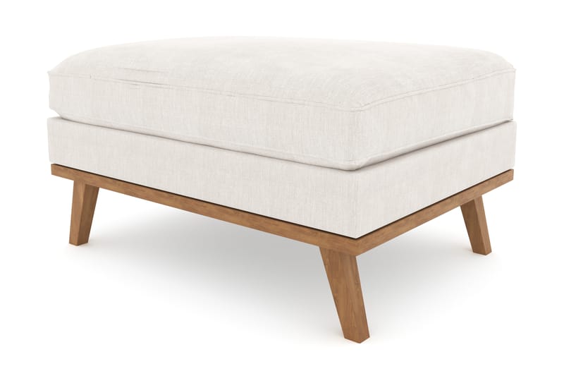 Fotskammel Haga Lin - Beige - Fotskammel