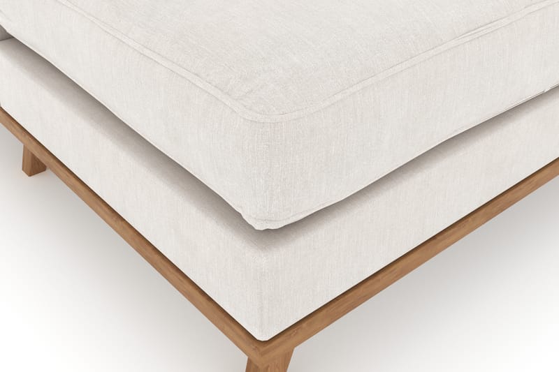 Fotskammel Haga Lin - Beige - Fotskammel