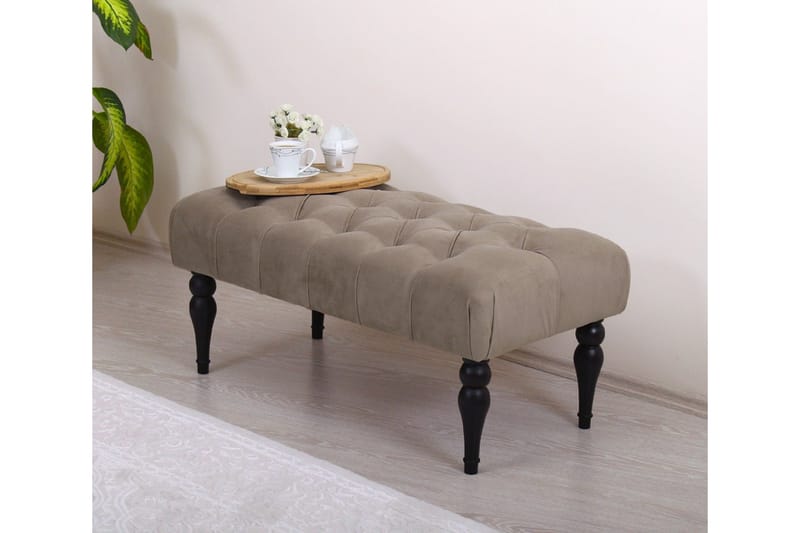 Hodgenville Fotskammel 92 cm Rektangulär - Brun - Møbler - Stoler - Krakk - Fotskammel