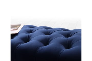 Hodgenville Fotskammel 92 cm Rektangulär - Marineblå - Møbler - Stoler - Krakk - Fotskammel