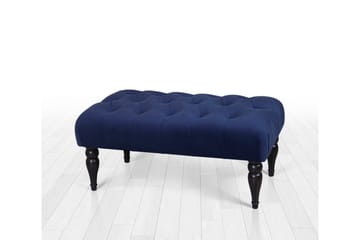 Hodgenville Fotskammel 92 cm Rektangulär - Marineblå - Møbler - Stoler - Krakk - Fotskammel