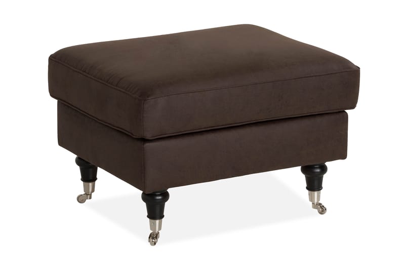 Howard Classic Fotskammel Kunstlær, Vintage Brun