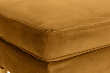 Howard Riviera Fotskammel Fløyel - Amber - Møbler - Stoler - Krakk - Fotskammel