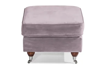Howard Riviera Fotskammel Fløyel - Lilla - Møbler - Stoler - Krakk - Fotskammel