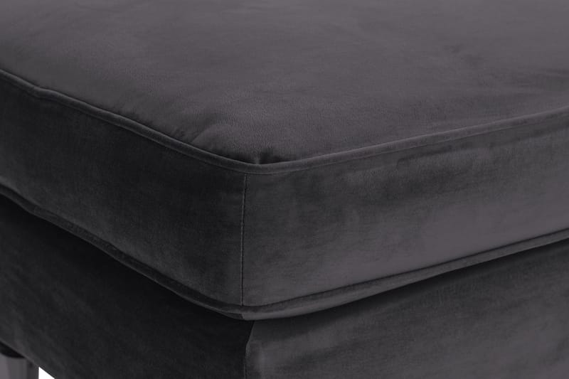 Howard Riviera Fotskammel Fløyel - Mørkegrå - Møbler - Stoler - Krakk - Fotskammel