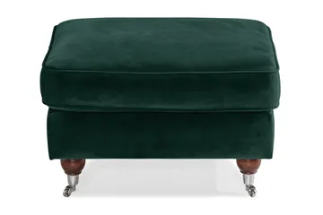 Howard Riviera Fotskammel Fløyel - Mørkegrønn - Møbler - Stoler - Krakk - Fotskammel