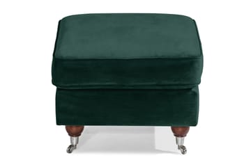 Howard Riviera Fotskammel Fløyel - Mørkegrønn - Møbler - Stoler - Krakk - Fotskammel
