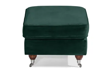 Howard Riviera Fotskammel Fløyel - Mørkegrønn - Møbler - Stoler - Krakk - Fotskammel