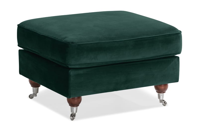 Howard Riviera Fotskammel Fløyel, Mørkegrønn