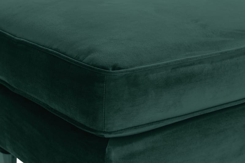 Howard Riviera Fotskammel Fløyel - Mørkegrønn - Møbler - Stoler - Krakk - Fotskammel