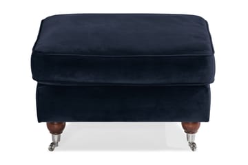 Howard Riviera Fotskammel Fløyel - Midnattsblå - Møbler - Stoler - Krakk - Fotskammel