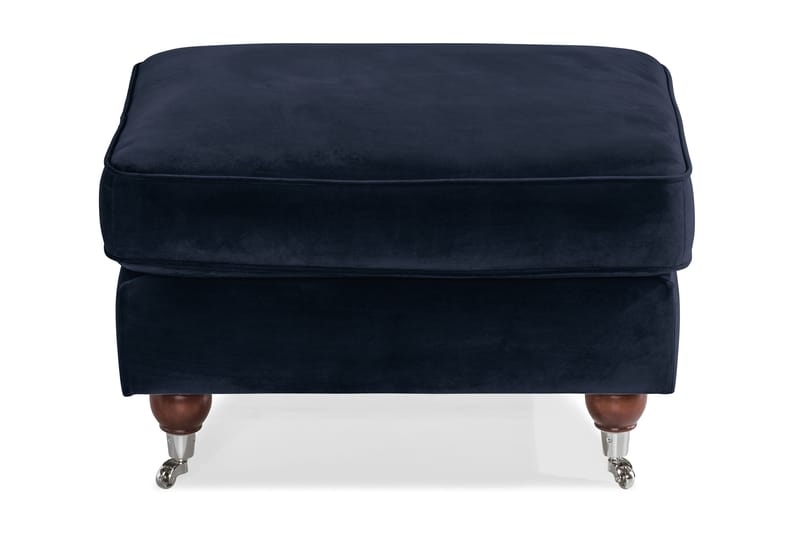 Howard Riviera Fotskammel Fløyel - Midnattsblå - Møbler - Stoler - Krakk - Fotskammel