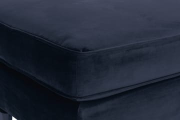 Howard Riviera Fotskammel Fløyel - Midnattsblå - Møbler - Stoler - Krakk - Fotskammel