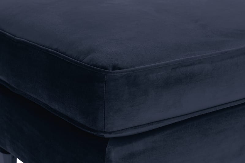 Howard Riviera Fotskammel Fløyel - Midnattsblå - Møbler - Stoler - Krakk - Fotskammel