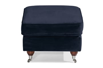 Howard Riviera Fotskammel Fløyel - Midnattsblå - Møbler - Stoler - Krakk - Fotskammel