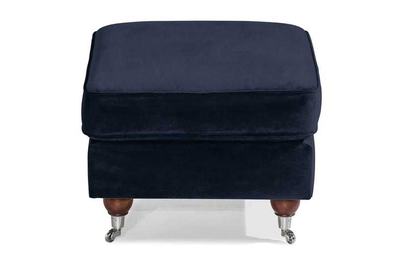 Howard Riviera Fotskammel Fløyel - Midnattsblå - Møbler - Stoler - Krakk - Fotskammel