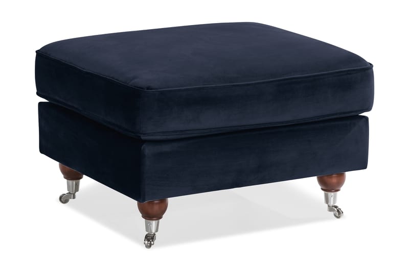 Howard Riviera Fotskammel Fløyel, Midnattsblå