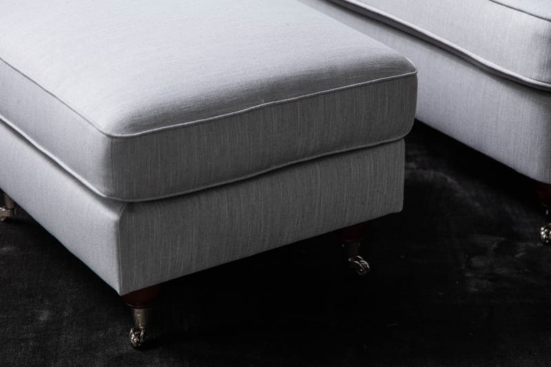 Howard Riviera Fotskammel - Lingrå - Møbler - Stoler - Krakk - Fotskammel