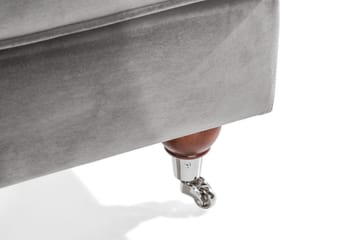 Howard Riviera Fotskammel - Sølvgrå - Møbler - Stoler - Krakk - Fotskammel