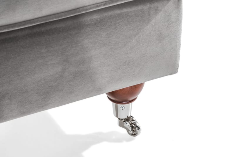 Howard Riviera Fotskammel - Sølvgrå - Møbler - Stoler - Krakk - Fotskammel