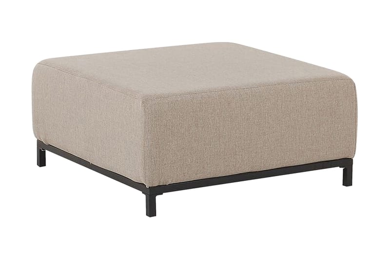 Hughen Fotskammel, Beige/Svart