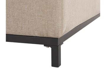 Hughen Fotskammel - Beige/Svart - Møbler - Stoler - Krakk - Fotskammel