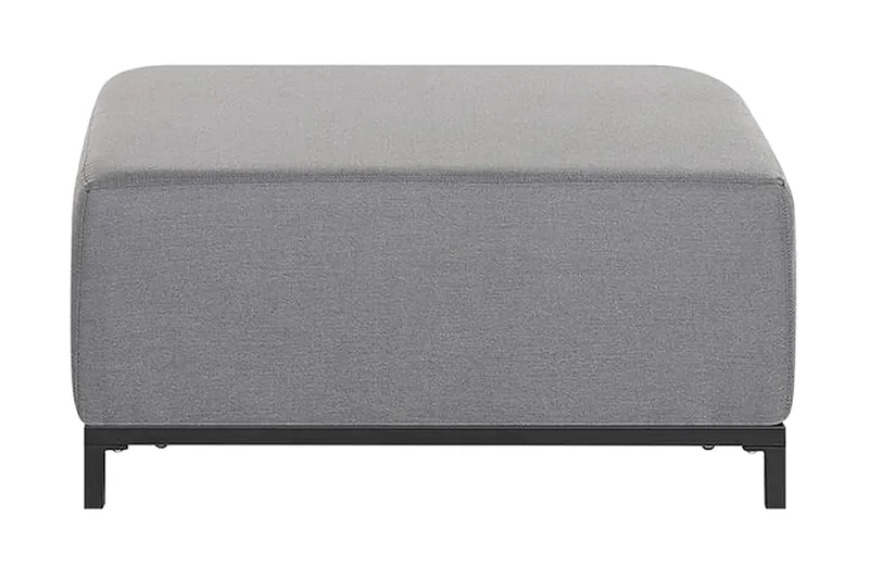 Hughen Fotskammel - Grå/Svart - Møbler - Stoler - Krakk - Fotskammel