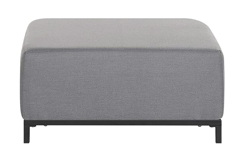 Hughen Fotskammel - Grå/Svart - Møbler - Stoler - Krakk - Fotskammel