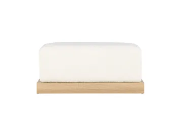 Ivy Fotskammel - Hvid - Møbler - Stoler - Krakk - Fotskammel