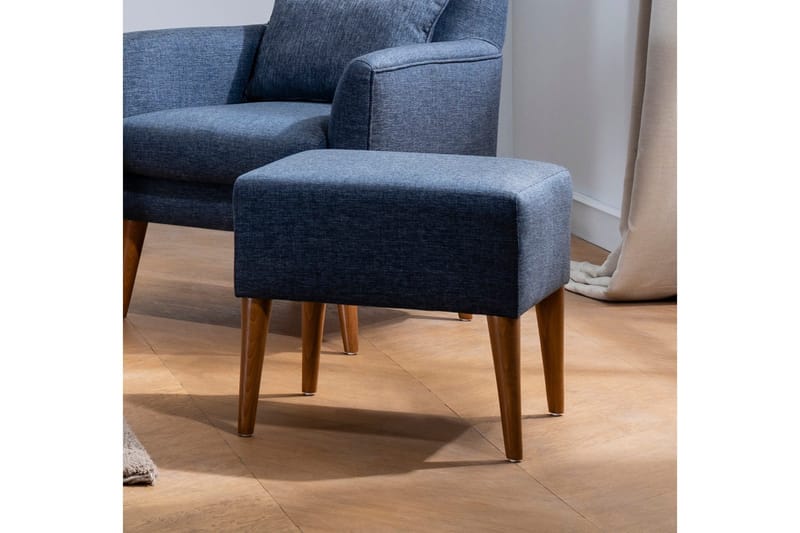 Kambi Fotskammel - Mørkeblå - Møbler - Stoler - Krakk - Fotskammel