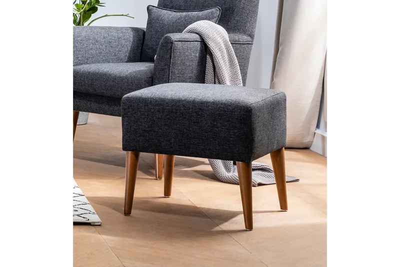 Kambi Fotskammel - Mørkegrå - Møbler - Stoler - Krakk - Fotskammel