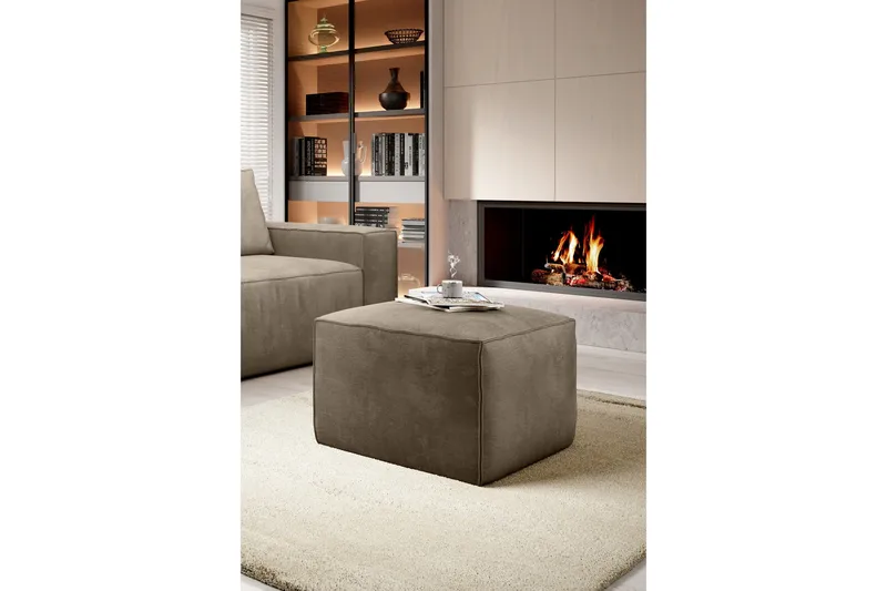 Kamli Fotskammel - Beige - Møbler - Stoler - Krakk - Fotskammel