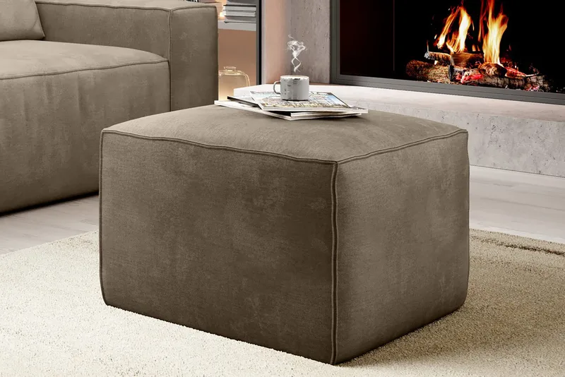 Kamli Fotskammel - Beige - Møbler - Stoler - Krakk - Fotskammel