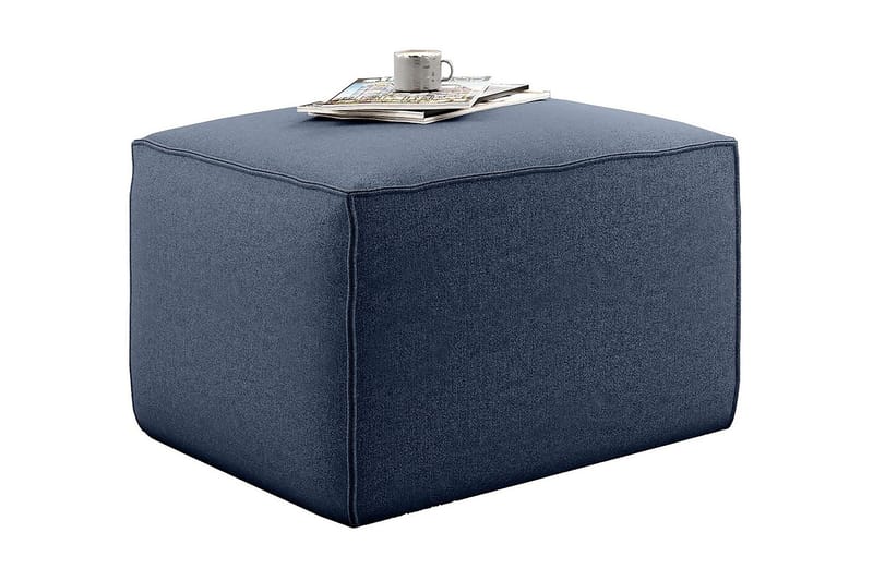 Kamli Fotskammel - Blå - Møbler - Stoler - Krakk - Fotskammel