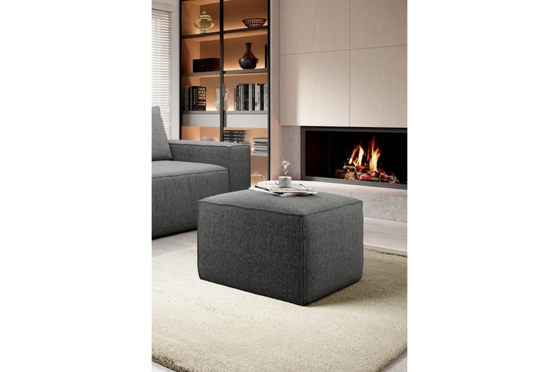 Kamli Fotskammel - Grå - Møbler - Stoler - Krakk - Fotskammel