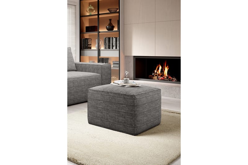 Kamli Fotskammel - Grå - Møbler - Stoler - Krakk - Fotskammel