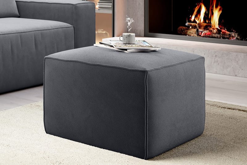 Kamli Fotskammel - Grå - Møbler - Stoler - Krakk - Fotskammel