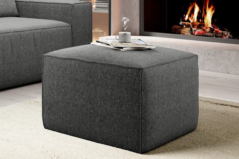 Kamli Fotskammel - Grå - Møbler - Stoler - Krakk - Fotskammel