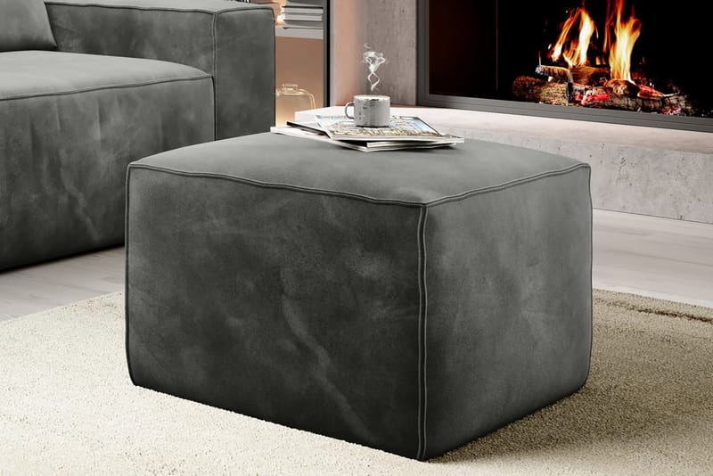 Kamli Fotskammel - Grå - Møbler - Stoler - Krakk - Fotskammel