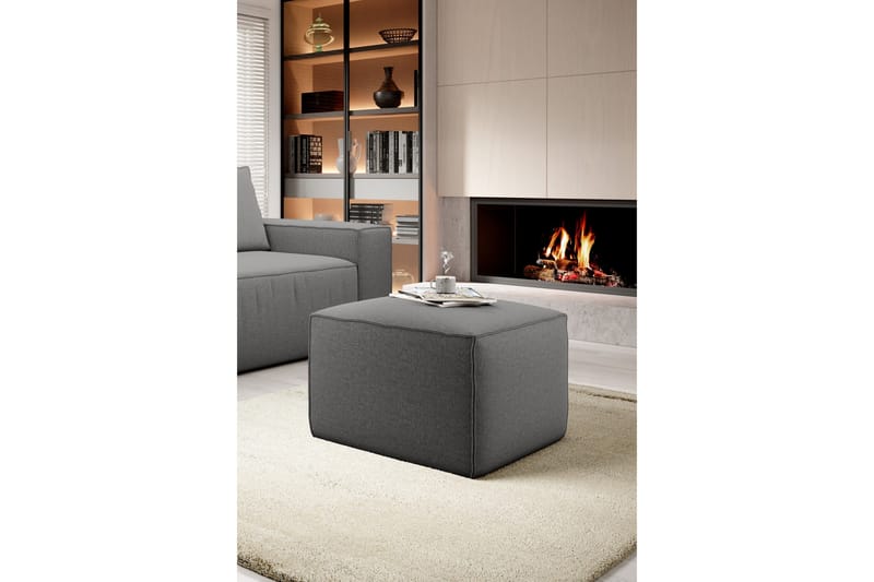 Kamli Fotskammel - Grå - Møbler - Stoler - Krakk - Fotskammel