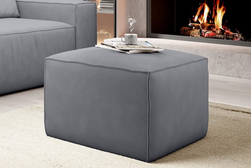 Kamli Fotskammel - Grå - Møbler - Stoler - Krakk - Fotskammel